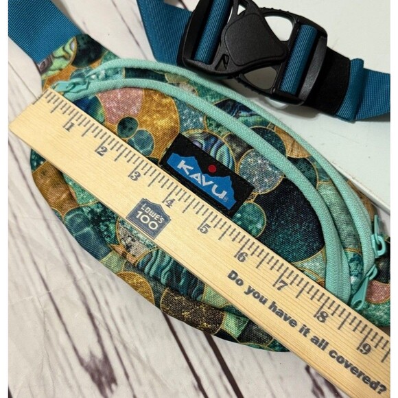 KAVU Spectator Fanny Pack Bag Double Zip Pocket-NEW Without Tags - Picture 8 of 10